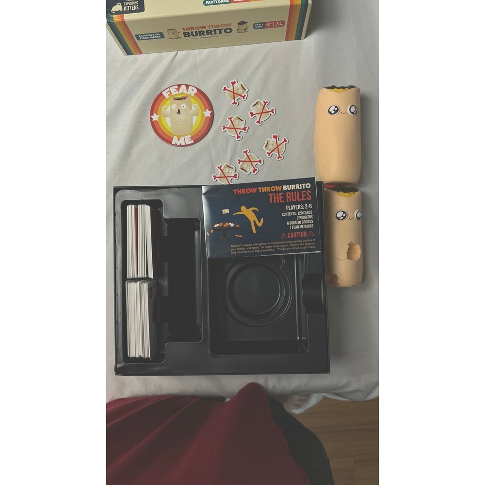 Exploding Kittens Throw Throw Burrito Original Edition Dodgeball Card Game